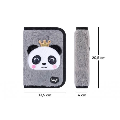 BAAGL SET 3 Zippy Panda: aktovka, penál, sáček - obrázek