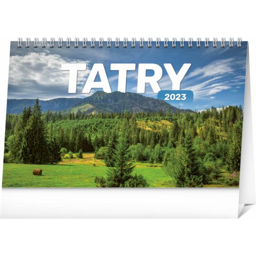 Stolový kalendár Tatry 2023, 23,1 × 14,5 cm