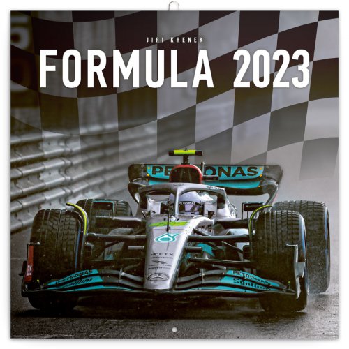 Poznámkový kalendář Formule – Jiří Křenek 2023, 30 × 30 cm