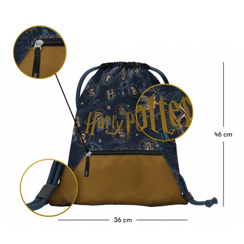 BAAGL 3 SET Zippy Harry Potter Bradavice: aktovka, penál, sáček - obrázek