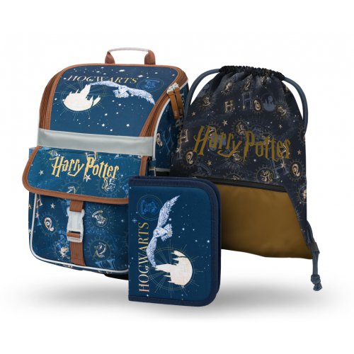 Školní set Zippy Harry Potter Bradavice - aktovka, penál, sáček