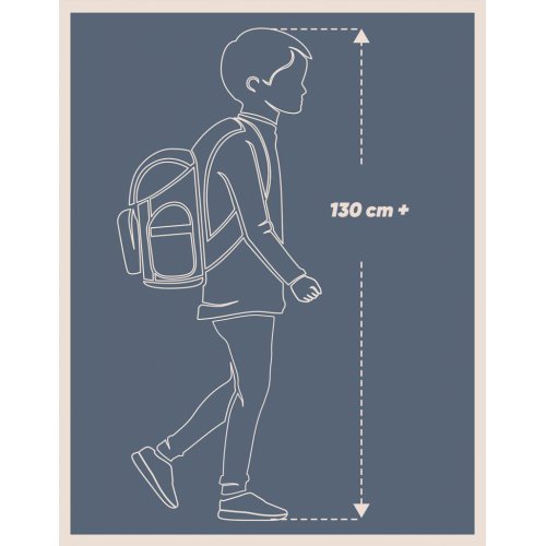 Školní set BAAGL 3 Core Láva: batoh, penál, sáček - obrázek