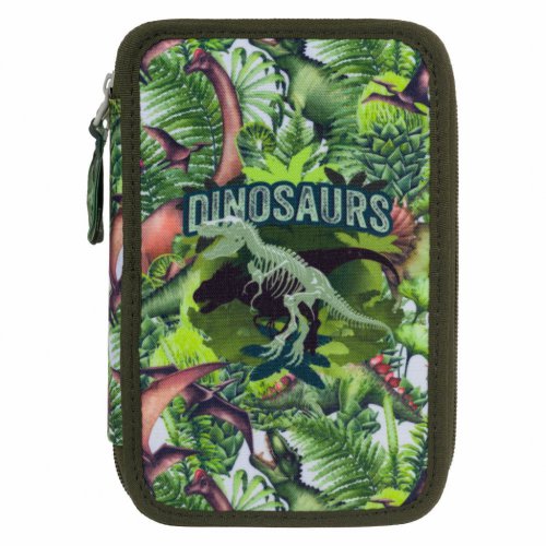 Školní set Shelly Dinosaurus - aktovka, penál, sáček, desky, box - obrázek