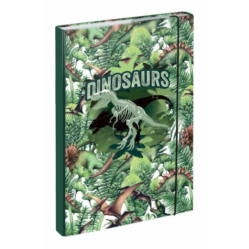 Školní set Shelly Dinosaurus - aktovka, penál, sáček, desky, box - obrázek