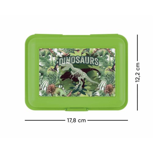 Školní set Shelly Dinosaurus - aktovka, penál, sáček, desky, box - obrázek