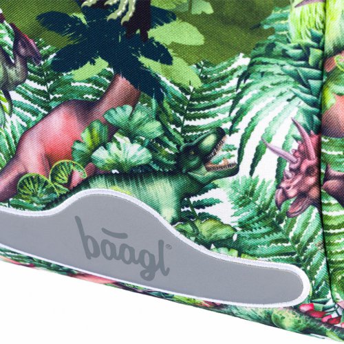 Školní set Shelly Dinosaurus - aktovka, penál, sáček, desky, box - obrázek