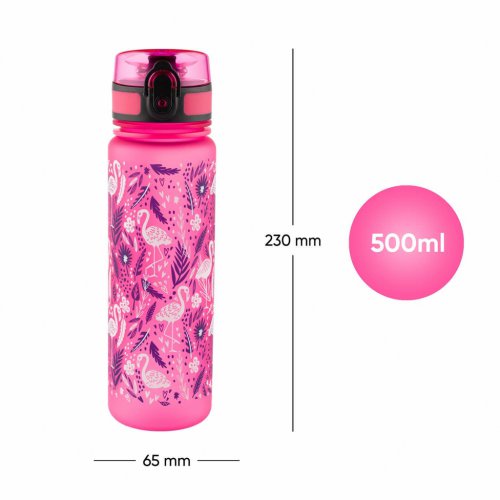 Tritanová láhev na pití Flamingo 500 ml - obrázek