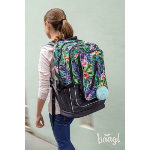BAAGL SET 3 Tropical: batoh, penál a sáček - obrázek