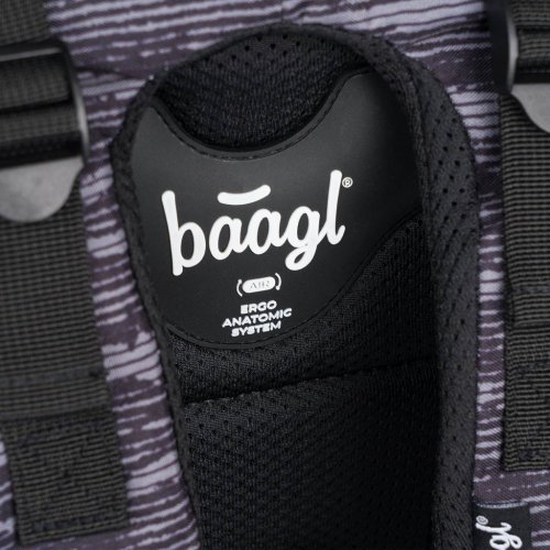 Školní set BAAGL 3 Skate Grey: batoh, penál, sáček - obrázek