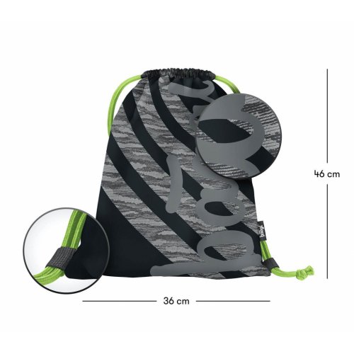 Školní set Skate Grey - batoh, penál, sáček - obrázek