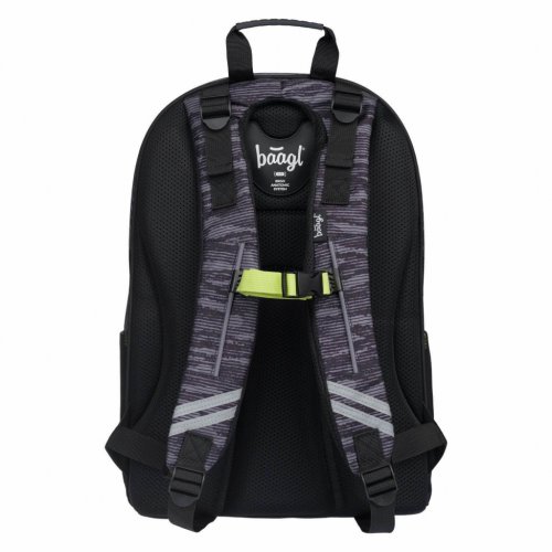 Školní set Skate Grey - batoh, penál, sáček - obrázek