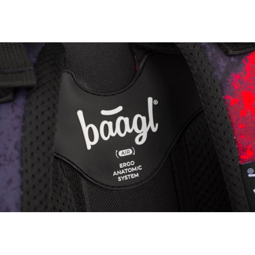 BAAGL SET 5 Core Láva: batoh, penál, sáček, desky, peněženka - obrázek