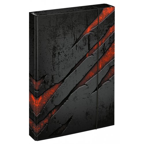 BAAGL SET 5 Core Láva: batoh, penál, sáček, desky, peněženka - obrázek