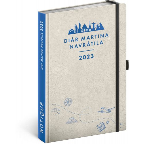 Cestovatelský diář Travelistan SK 2023, 13 × 21 cm