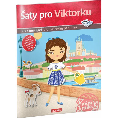 Šaty pro VIKTORKU ¦ Kniha samolepek