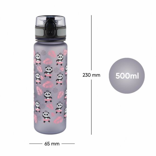 Tritanová láhev na pití Panda 500 ml - obrázek