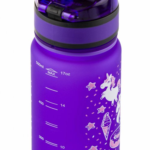 Tritanová láhev na pití Jednorožec 500 ml - obrázek