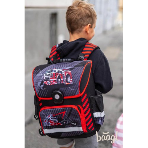 Školní aktovka Hasiči BAAGL - obrázek