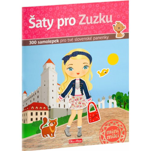 Šaty pro ZUZKU – Kniha samolepek