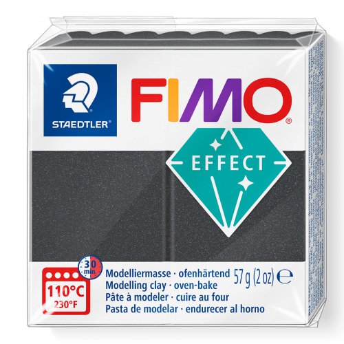 FIMO efekt 57g METALICKÁ ŠEDÁ