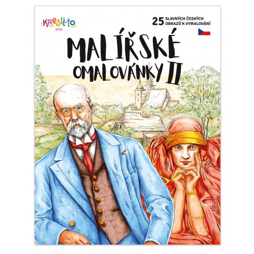 Malířské omalovánky - 25 českých proslulých obrazů