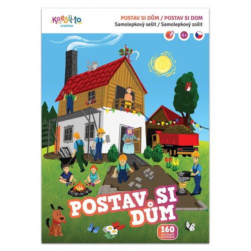 Postav si dům - samolepkový sešit