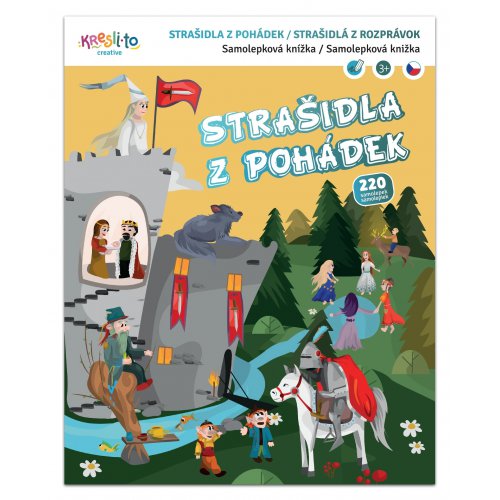 Strašidla z pohádek - samolepkový sešit