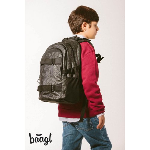BAAGL SET 3 Skate Ash: batoh, penál, sáček ver. 2 - obrázek