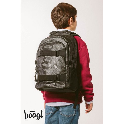 BAAGL SET 3 Skate Ash: batoh, penál, sáček ver. 2 - obrázek