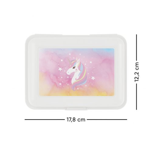 BAAGL Box na svačinu Rainbow Unicorn - obrázek