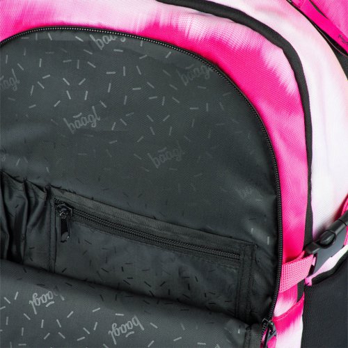 BAAGL Školní batoh Skate Pink Stripes - obrázek