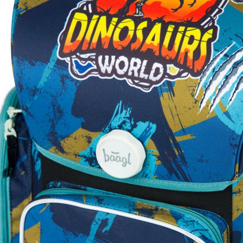 BAAGL Školní aktovka Ergo Dinosaurs World - obrázek