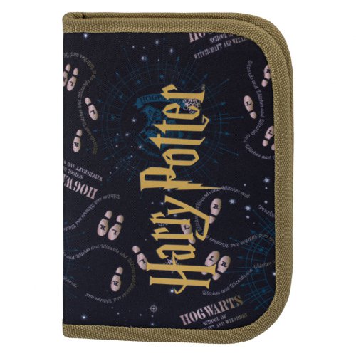 Školní penál klasik dvě chlopně Harry Potter Pobertův plánek BAAGL
