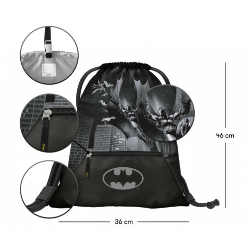 BAAGL Školní sáček Batman Dark City - obrázek