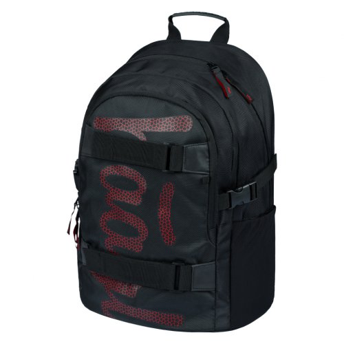 BAAGL Školní batoh Skate Red - obrázek