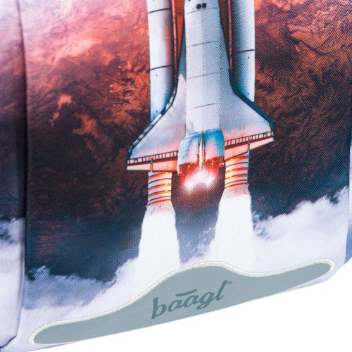 Školní set BAAGL 3 Shelly Space Shuttle: aktovka, penál, sáček - obrázek