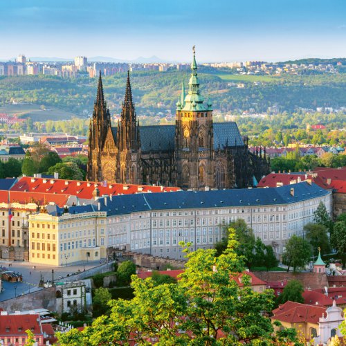 Poznámkový kalendář PRAHA 2024, 30 × 30 cm - obrázek