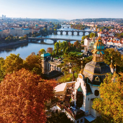 Poznámkový kalendář PRAHA 2024, 30 × 30 cm - obrázek