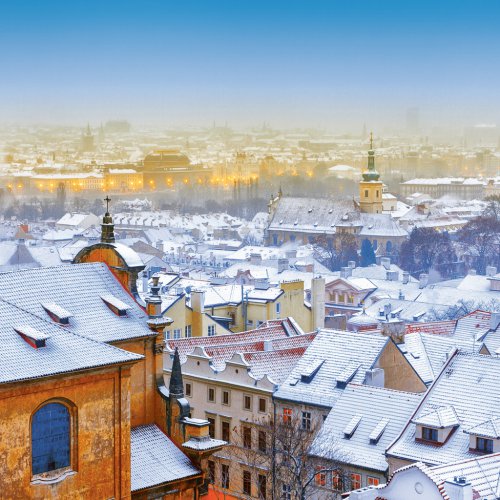 Poznámkový kalendář PRAHA 2024, 30 × 30 cm - obrázek