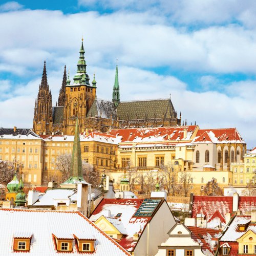 Poznámkový kalendář PRAHA 2024, 30 × 30 cm - obrázek