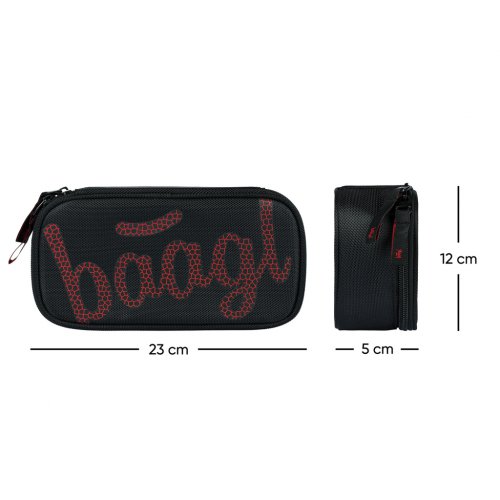 BAAGL Penál etue Skate Red - obrázek