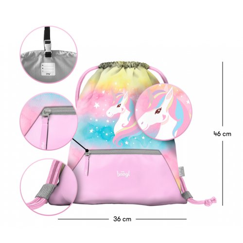 BAAGL Sáček Rainbow Unicorn - obrázek