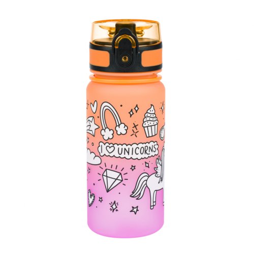 Tritanová láhev na pití Gradient Jednorožec 350 ml - obrázek