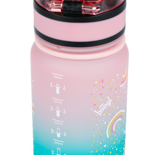 Tritanová láhev na pití Gradient Duha 350 ml - obrázek