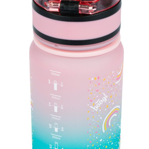 BAAGL Tritanová láhev na pití Gradient Duha 350 ml - obrázek