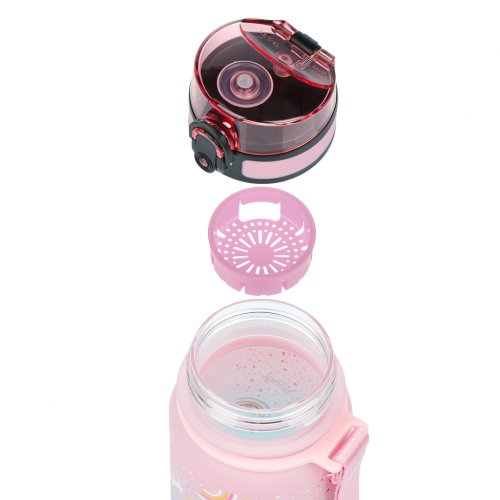 Tritanová láhev na pití Gradient Duha 350 ml - obrázek