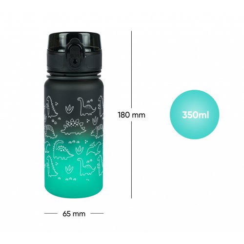 BAAGL Tritanová láhev na pití Gradient Dino 350 ml - obrázek