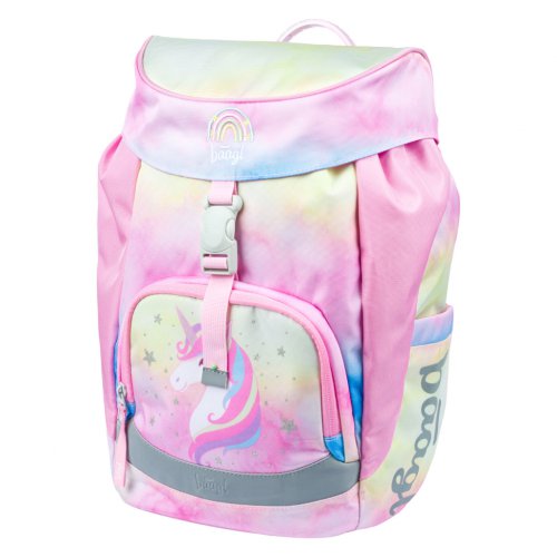 BAAGL Školní batoh Airy Rainbow Unicorn - obrázek