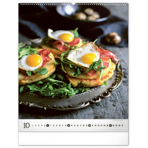 Nástěnný kalendář Gourmet 2024, 48 × 56 cm - obrázek