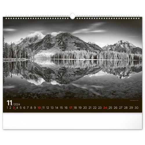 Nástěnný kalendář Snová krajina 2024, 48 × 33 cm - obrázek